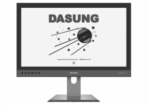 Billede af DASUNG Paperlike 25 Dark Knight 33 Hz Set forfra