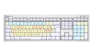 Billede af LogicKeyboard ALBA Mac tastatur udviklet til personer med ordblindhed