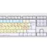 Billede af LogicKeyboard ALBA Mac tastatur udviklet til personer med ordblindhed