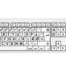 Billede af LogicKeyboard ALBA Sort på Hvid Mac