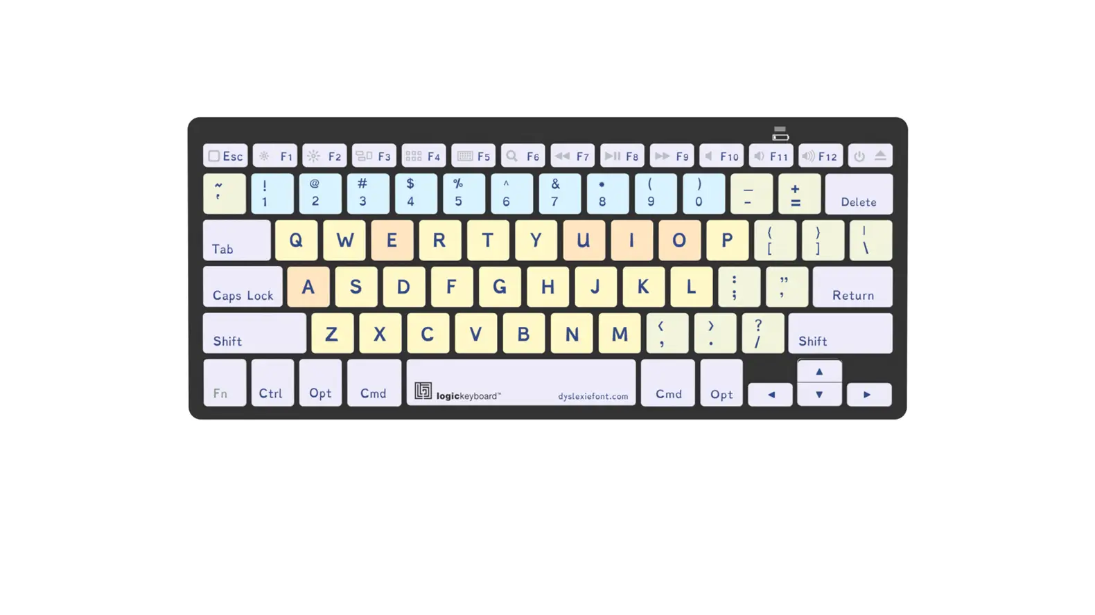 Billede af LogicKeyboard Bluetooth Mac tastatur til personer med ordblindhed