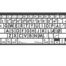 Billede af LogicKeyboard Bluetooth Sort på Hvid Mac & iPad