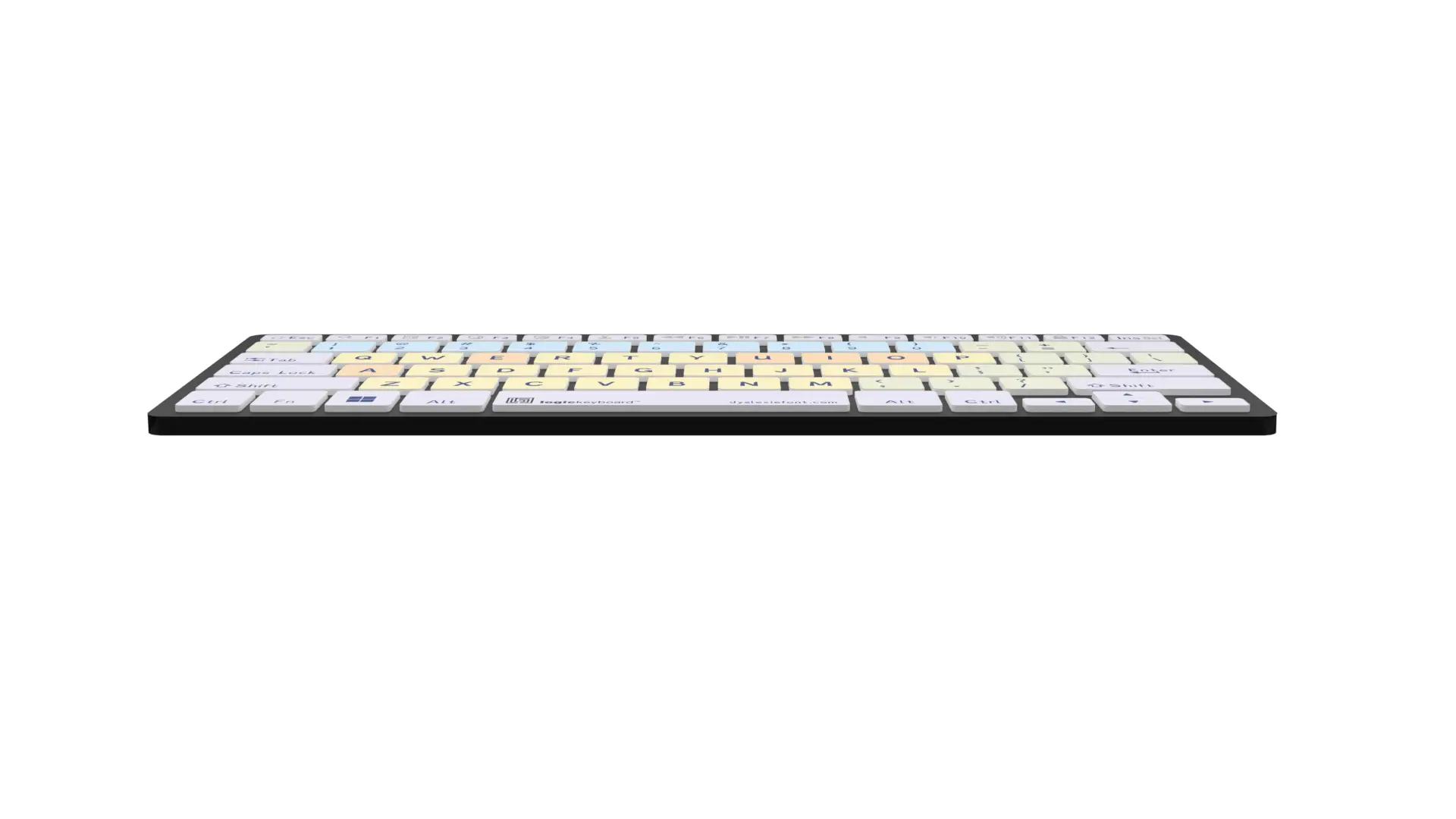 Billede af LogicKeyboard Bluetooth Windows set forfra