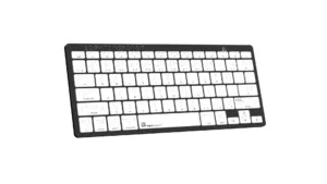 Billede af LogicKeyboard Punkttastatur Mac vinklet