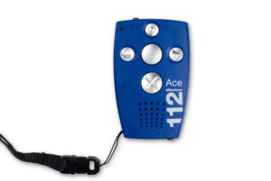 Billede af Milestone 112 Ace med monteret halsrem i venstre side, nederst