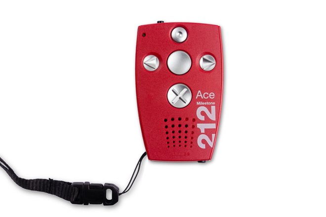 Billede af Milestone 212 Ace med monteret halsrem