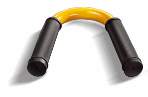 Billede af U-GO med et håndtag i hver side forbundet med en bue af metal