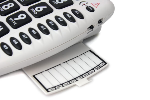 Billede af AP50 Bordtelefon med udtræk til telefonnummerliste