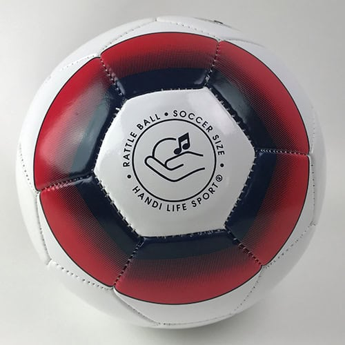 Billede af Medino Raslende Fodbold med Handi Life Sport logo