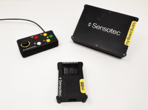 Billede af MyBoardBuddy Air systemet som består af en transmitter og en receiver samt et kontrolpanel