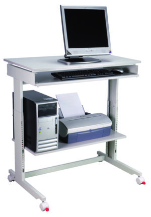 Billede af TWINCO TWIN CLICK Arbejdsstation i grå, hævet op