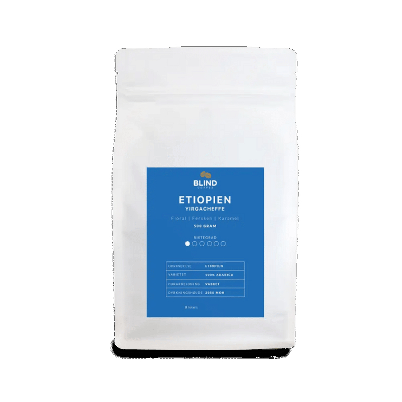 Billede af Lysristet Etiopien Yirgacheffe Kaffepose under Lysristet kaffe