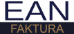 EAN Betalingslogo som består af teksten EAN placeret over teksten FAKTURA.
